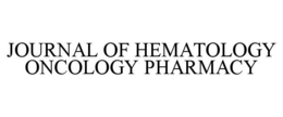 JOURNAL OF HEMATOLOGY ONCOLOGY PHARMACY trademark