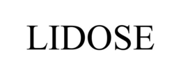LIDOSE trademark