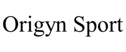 ORIGYN SPORT trademark