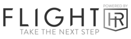 FLIGHT TAKE THE NEXT STEP POWERED BY HR trademark