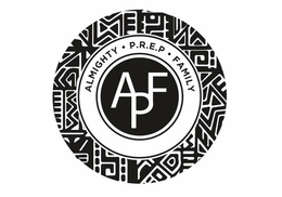 APF ALMIGHTY · P.R.E.P · FAMILY trademark