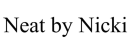NEAT BY NICKI trademark
