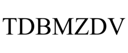 TDBMZDV trademark