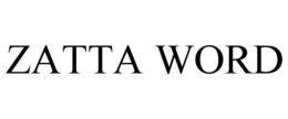 ZATTA WORD trademark