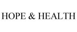 HOPE & HEALTH trademark