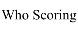 WHO SCORING trademark