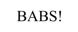 BABS! trademark
