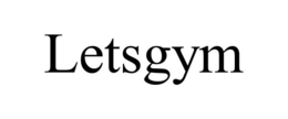 LETSGYM trademark