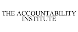 THE ACCOUNTABILITY INSTITUTE trademark