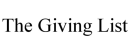THE GIVING LIST trademark
