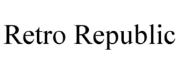 RETRO REPUBLIC trademark