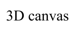 3D CANVAS trademark
