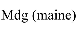 MDG (MAINE) trademark