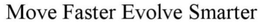 MOVE FASTER EVOLVE SMARTER trademark