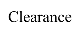 CLEARANCE trademark