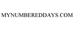 MYNUMBEREDDAYS.COM trademark