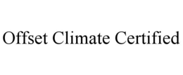 OFFSET CLIMATE CERTIFIED trademark