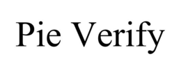 PIE VERIFY trademark