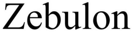 ZEBULON trademark