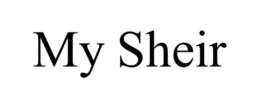 MY SHEIR trademark