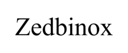ZEDBINOX trademark