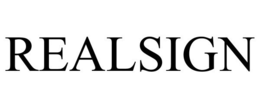 REALSIGN trademark