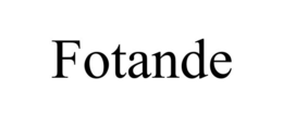 FOTANDE trademark