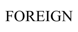 FOREIGN trademark