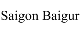SAIGON BAIGUR trademark