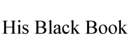 HIS BLACK BOOK trademark