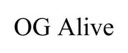 OG ALIVE trademark