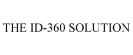 THE ID-360 SOLUTION trademark