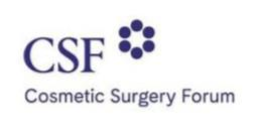 CSF COSMETIC SURGERY FORUM trademark