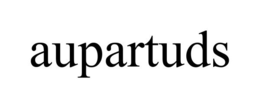 AUPARTUDS trademark