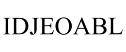 IDJEOABL trademark