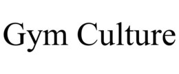 GYM CULTURE trademark