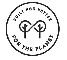 BUILT FOR BETTER FOR THE PLANET trademark
