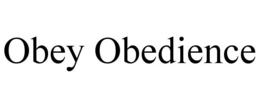 OBEY OBEDIENCE trademark