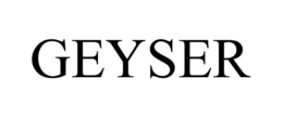 GEYSER trademark