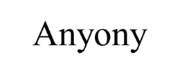 ANYONY trademark