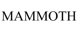 MAMMOTH trademark