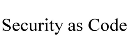 SECURITY AS CODE trademark