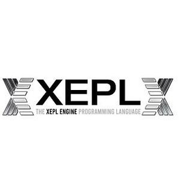 X XEPL THE XEPL ENGINE PROGRAMMING LANGUAGE X trademark