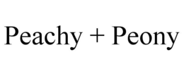 PEACHY + PEONY trademark