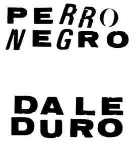PERRO NEGRO DALE DURO trademark