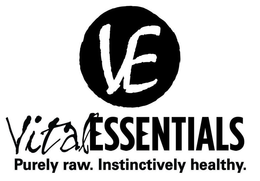 VE VITAL ESSENTIALS PURELY RAW. INSTINCTIVELY HEALTHY. trademark