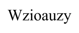 WZIOAUZY trademark