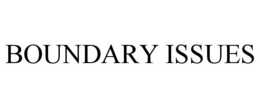 BOUNDARY ISSUES trademark