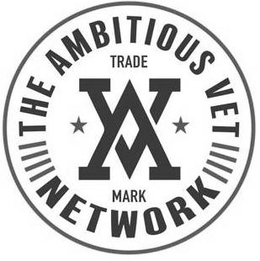 AV TRADE MARK THE AMBITIOUS VET NETWORK trademark