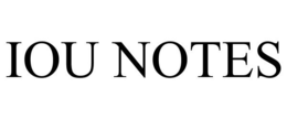 IOU NOTES trademark